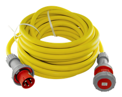 Extension cable PROFLEX, yellow RAL 1021