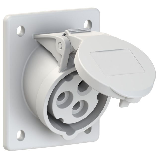 Einbausteckdose Kunststoff CEE IP44/IP54