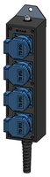 Small mobile distribution box hard rubber type 1400