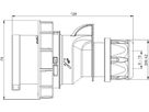 Spina in plastica CEE IP67
