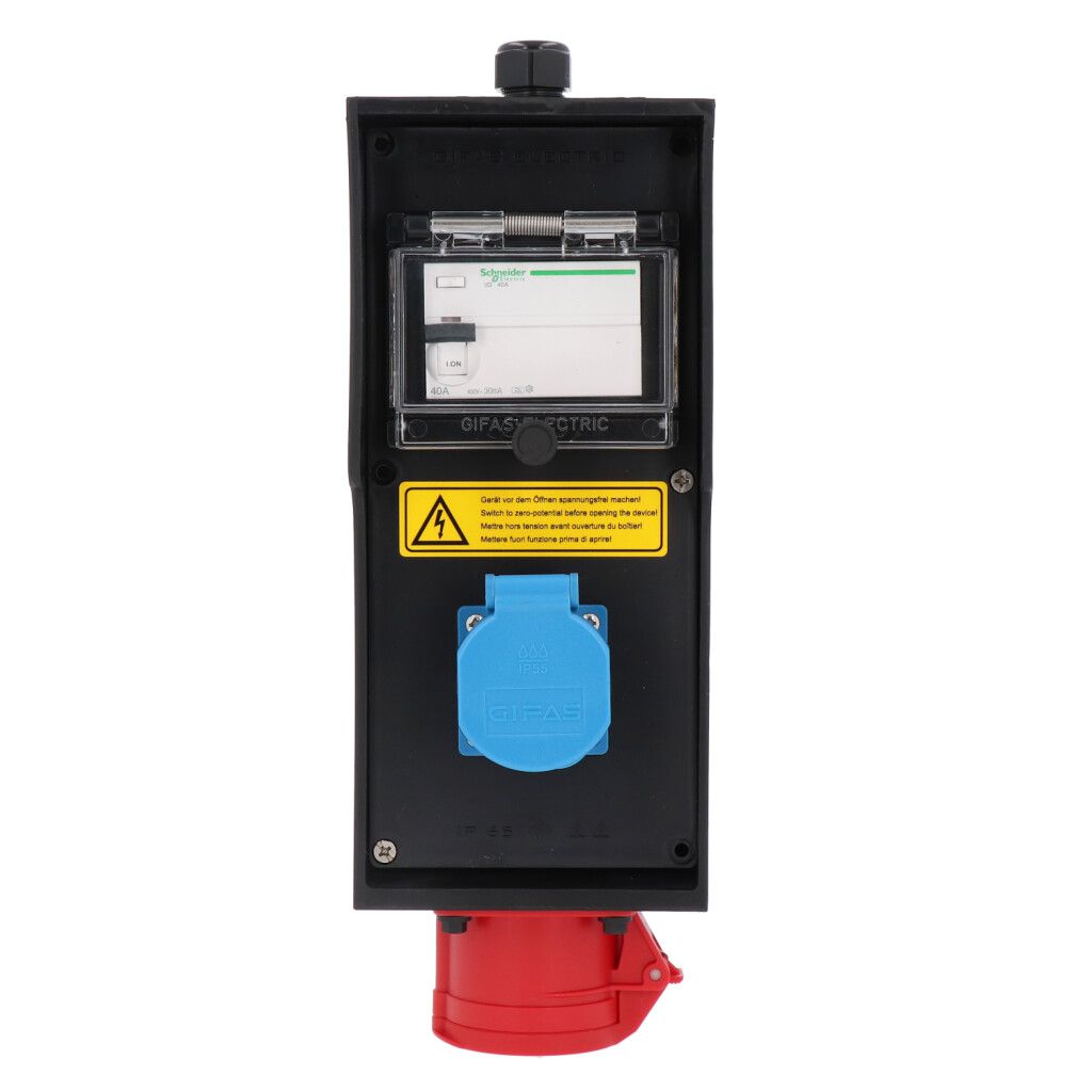 Small hard rubber distributor box type 2812, black