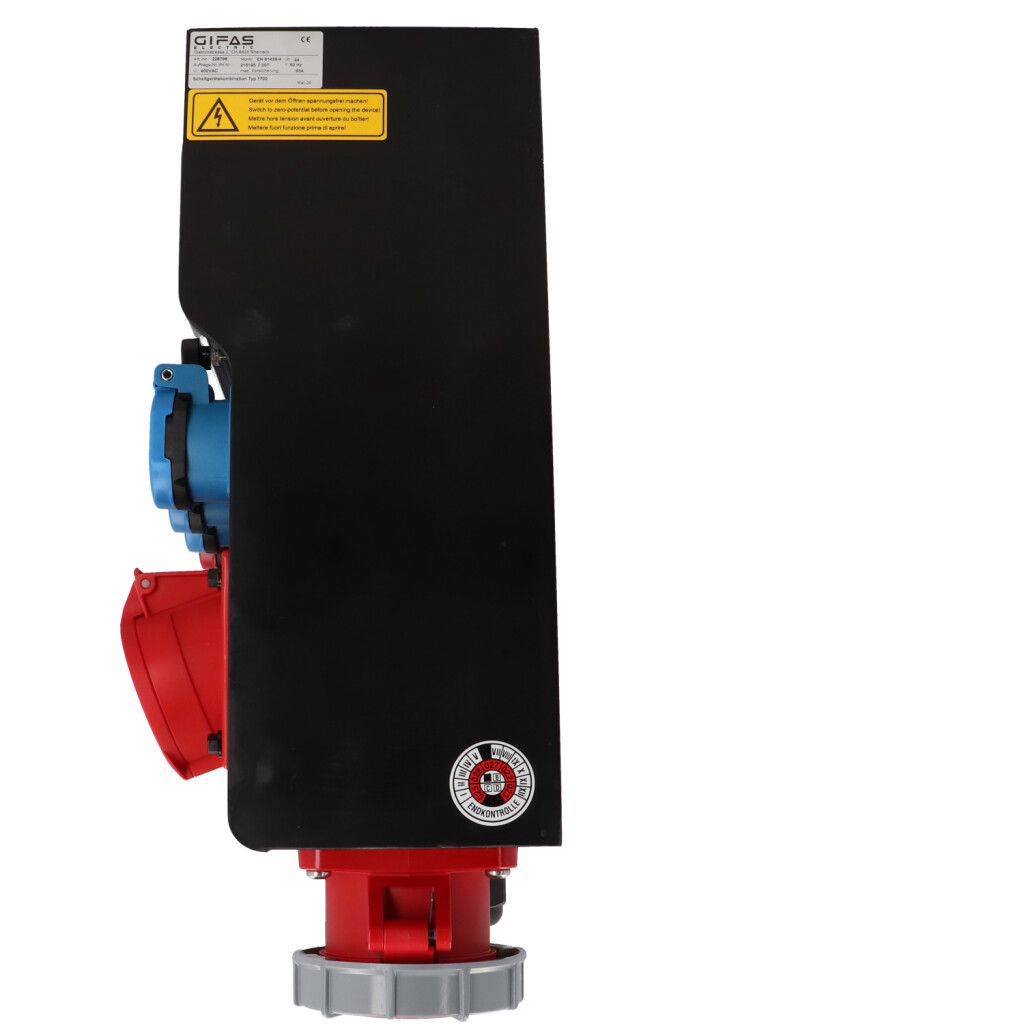 Steckdosenverteiler Hartgummi Typ 7700 schwarz