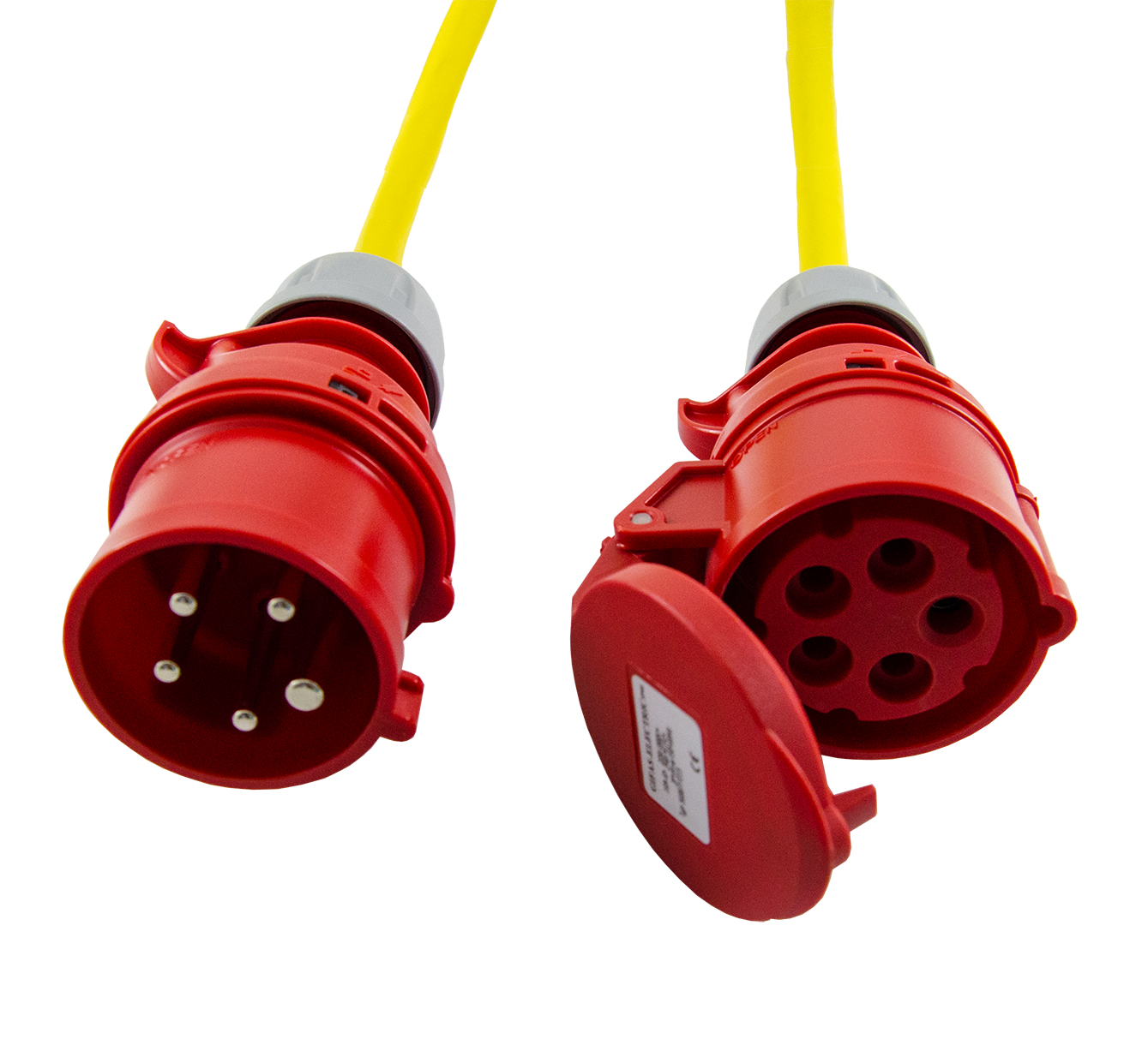 Extension cable GIFAFLEX, yellow RAL 1021