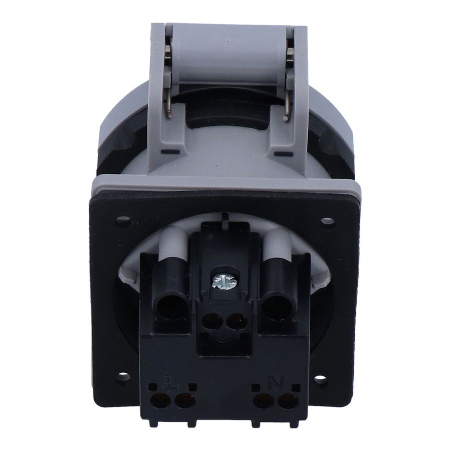 Built-in socket type 23 IP55 grey