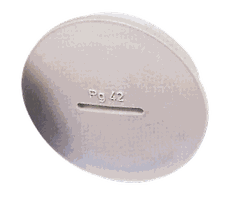 vis de fermeture grise pour M20x1,5