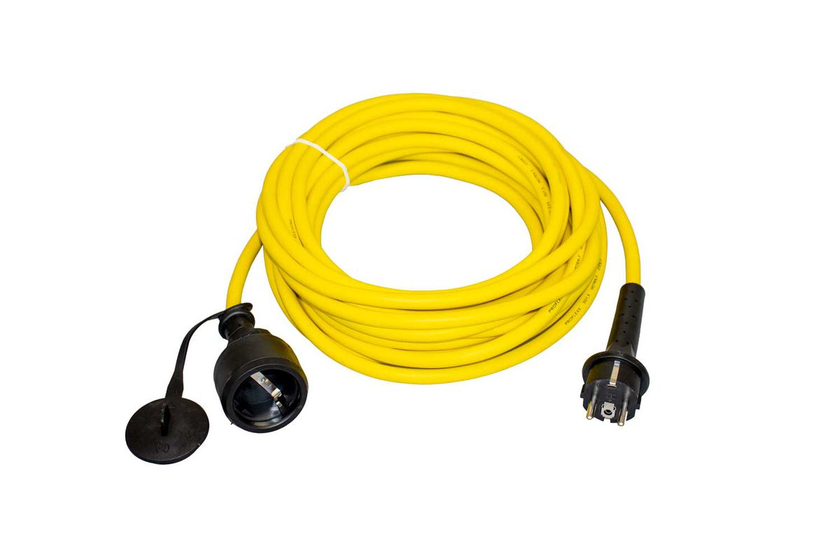 Extension cable PROFLEX, yellow RAL 1021