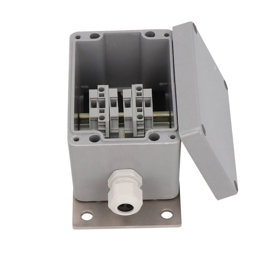 Scatola con condensatore appart. sistema InduLED Basic, allogiamento sopra muro, necessario per sistemi di lunghezza compresa tra 300m