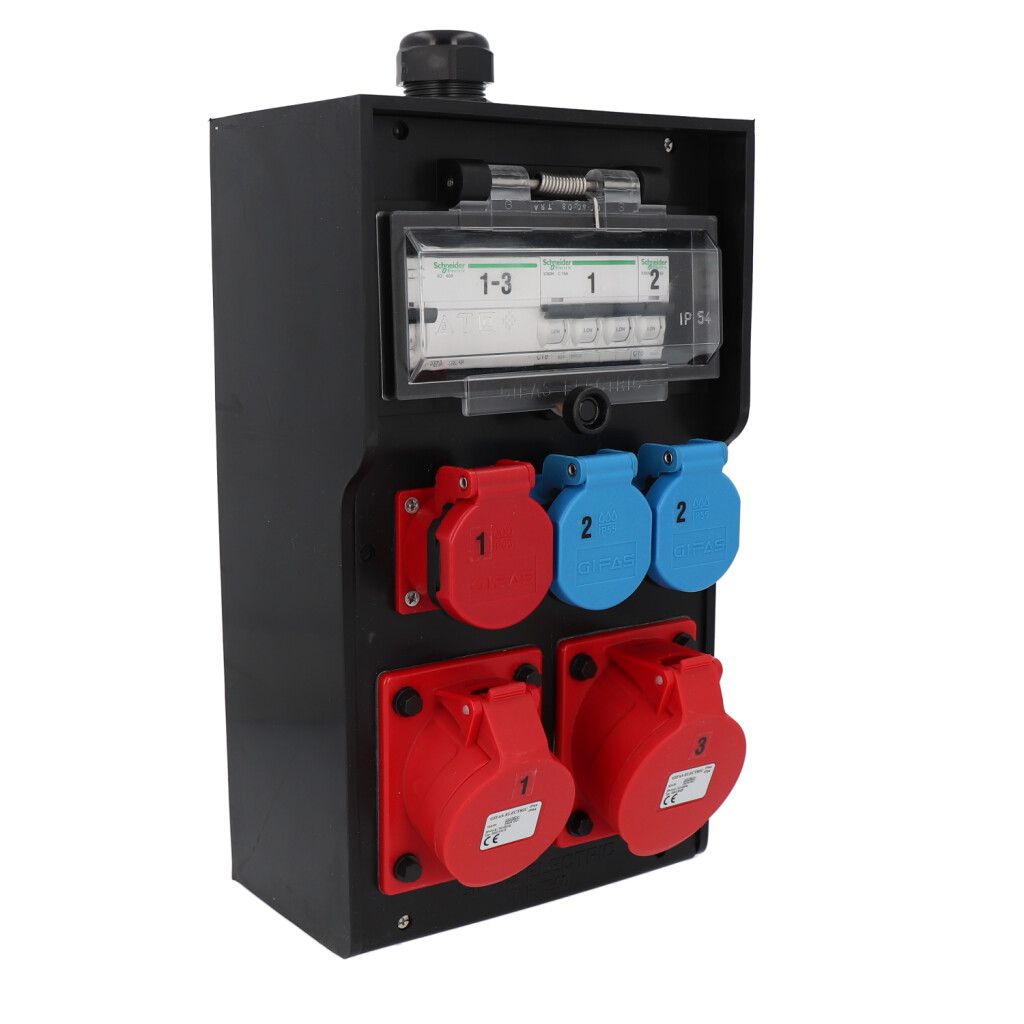Hartgummiverteiler Typ 7300, schwarz