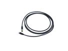 Extension cable 2m, black, with plug,
