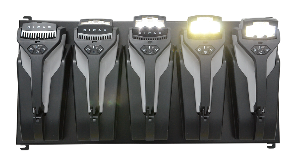 FlashLED 5-fold charging station