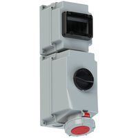 Presa da parete CEE 63A, 400V, 3P+N+PE, IP67,