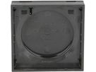 UP cover frame size 1, with hinged cover,