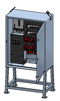 Baustromverteiler 100A, Edelstahl V2A