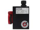 Small hard rubber distributor box type 2700, black