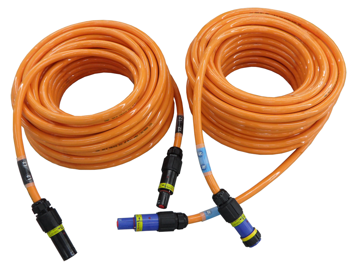 Verlängerungskabel-Set 10m 4x150mm² 1x(PE 95mm²)
