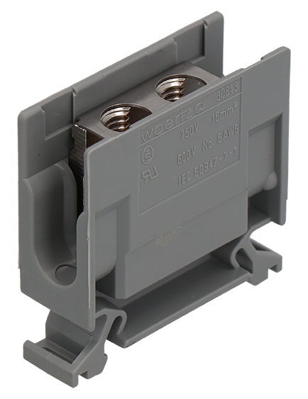 Abzweigklemme 16 mm² grau Woertz