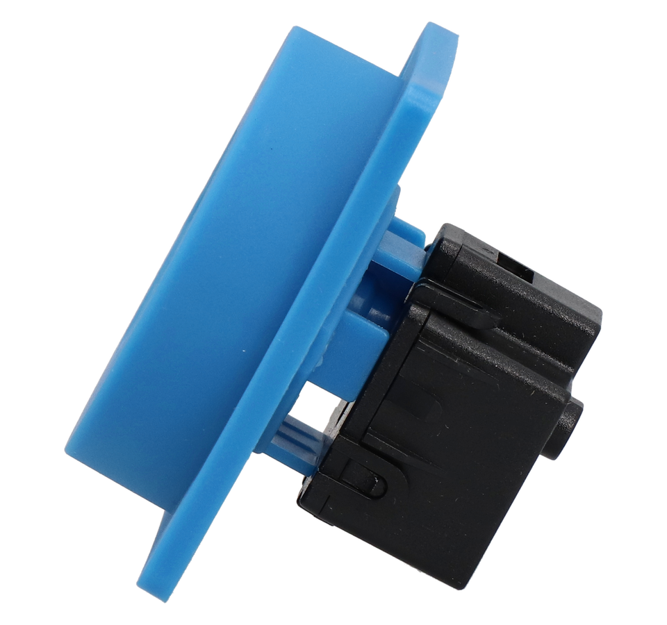 Built-in socket type 23 IP20 blue without lid