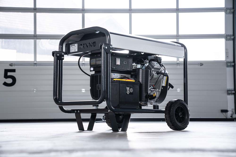 Mobiler Stromerzeuger in Industrieumgebung – leistungsstarke Stromversorgung für Baustellen, Notstrom und flexible Einsätze