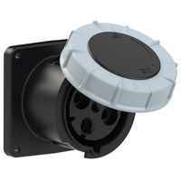 Plastic built-in socket CEE 125A/500V, 3P+PE/7h, IP67,