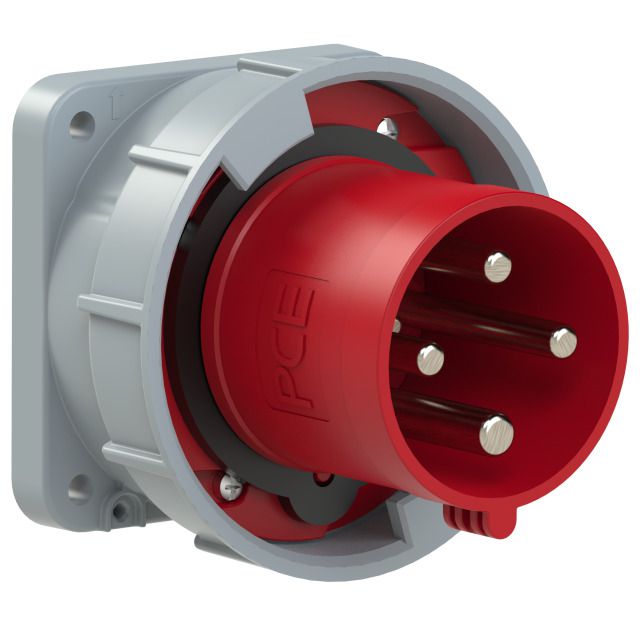 Plastic built-in plug CEE 63A/400V, 3P+PE/6h, IP67
