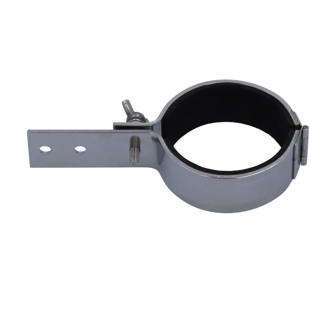Holder A4, Ø70mm, straight surface mounting, 160mm