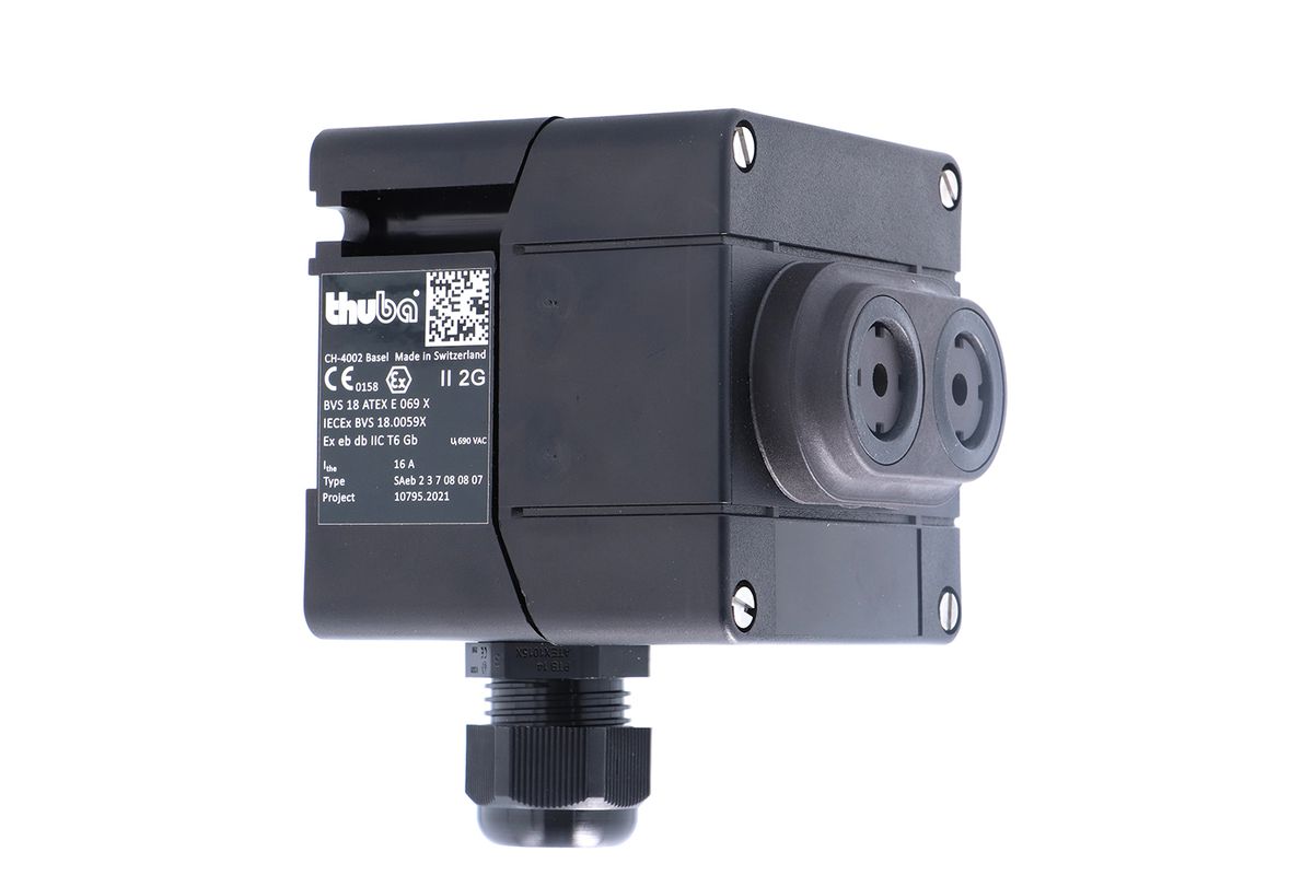 Interrupteur poussoir Ex en polyamide IP66