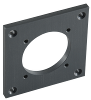 Plaque d'adaptation en PVC gris pour