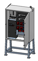 Baustromverteiler 100A, Stahlblech