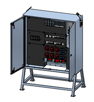 Armoire de chantier 250A, acier inox V2A