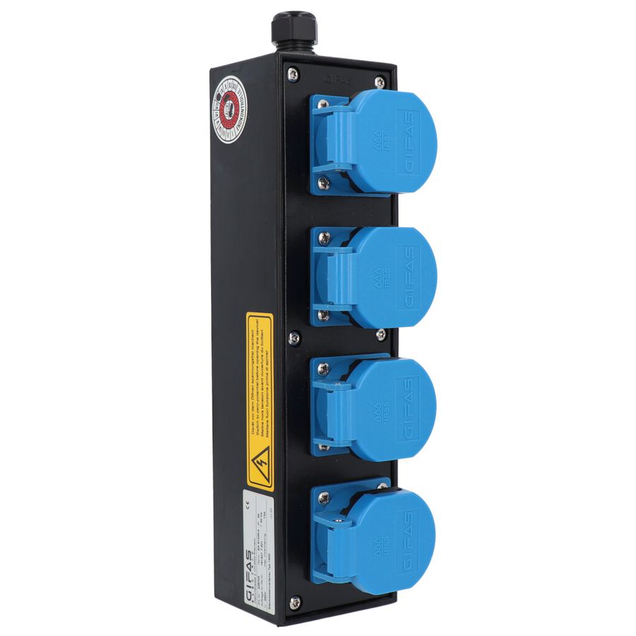 Hartgummiverteiler Typ 1400, schwarz