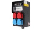 Hartgummiverteiler Typ 7200, schwarz