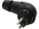 Winkelstecker Typ 23 IP55230V/16A/P+N+PE schwarz