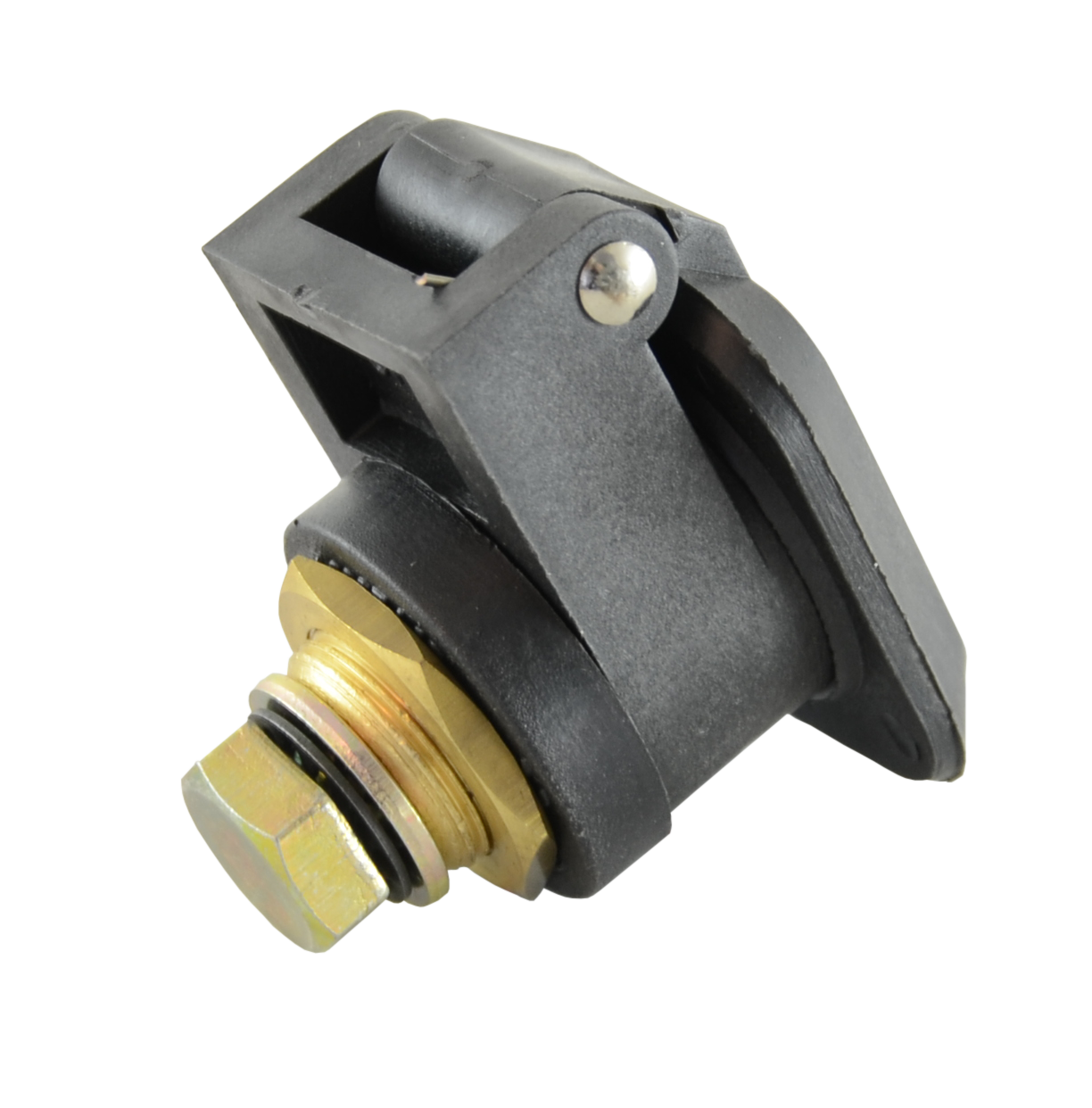 Welding built-in socket with cover, max. 600A,