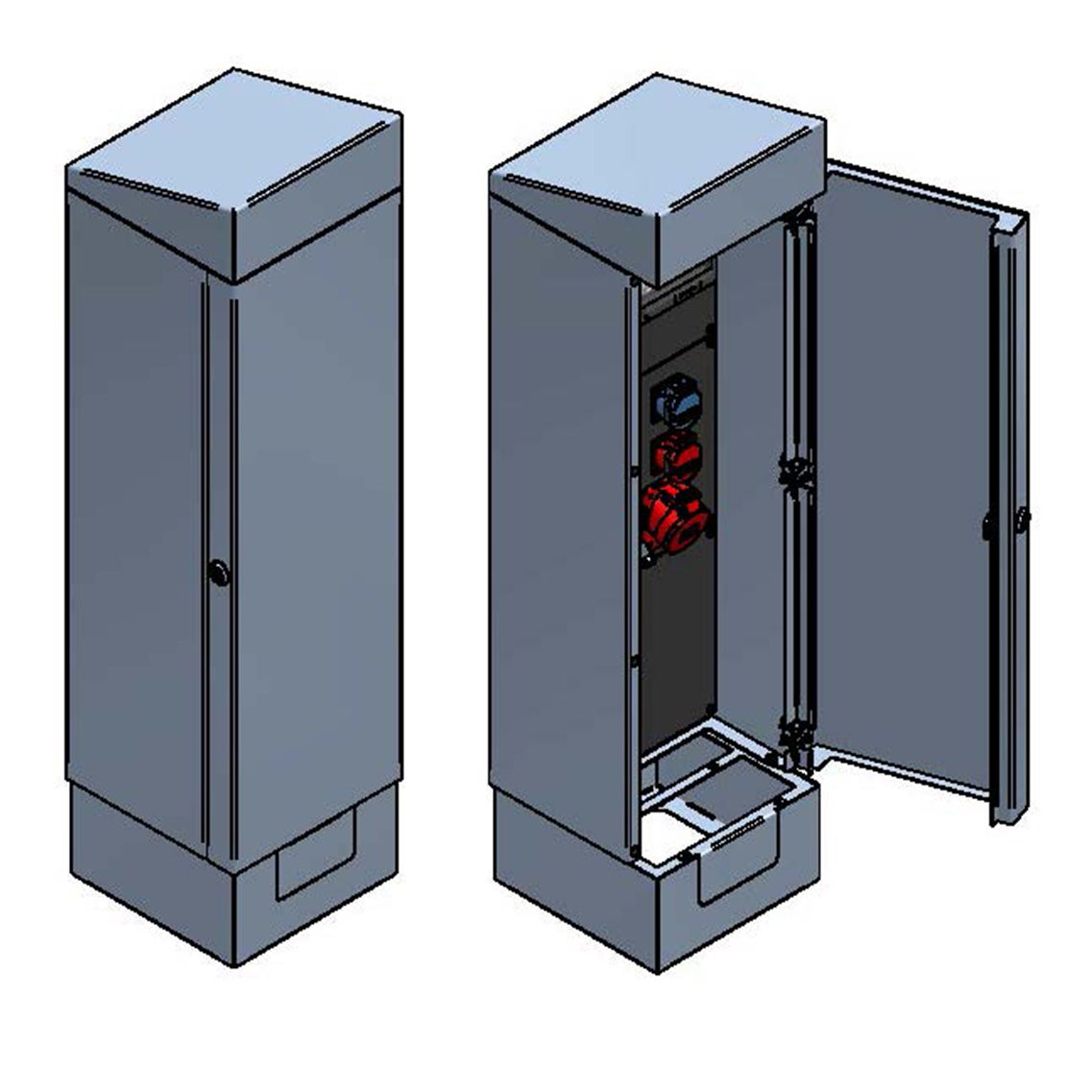 Power column QUADRO M V2A polished
