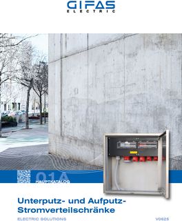01A UP und AP Stromverteilschränke