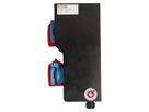 Hartgummiverteiler Typ 7250, schwarz