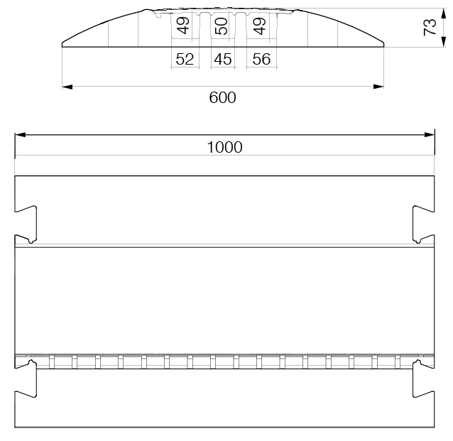 Cable crossover STANDARD, 3 channel