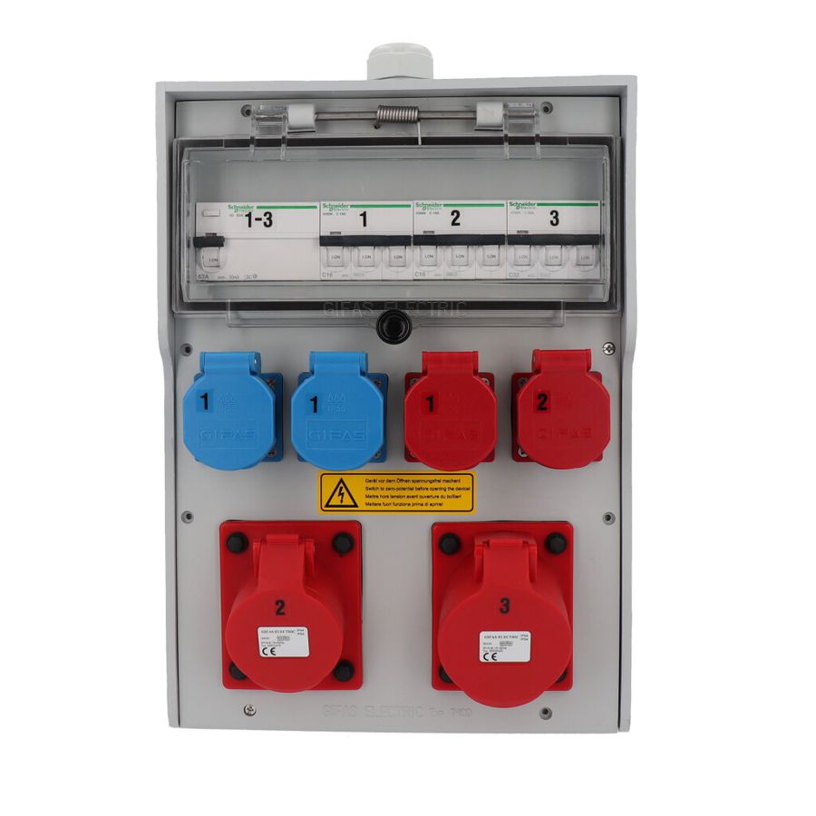 Hard rubber distributor box type 7400, grey