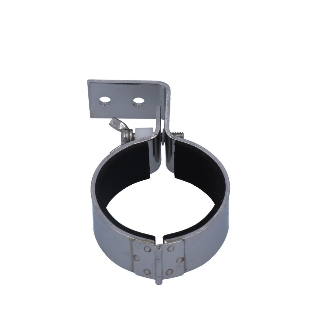 Holder A4, Ø70mm, wall mounting angled, 130mm
