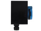 Small hard rubber distributor box type 2700, black