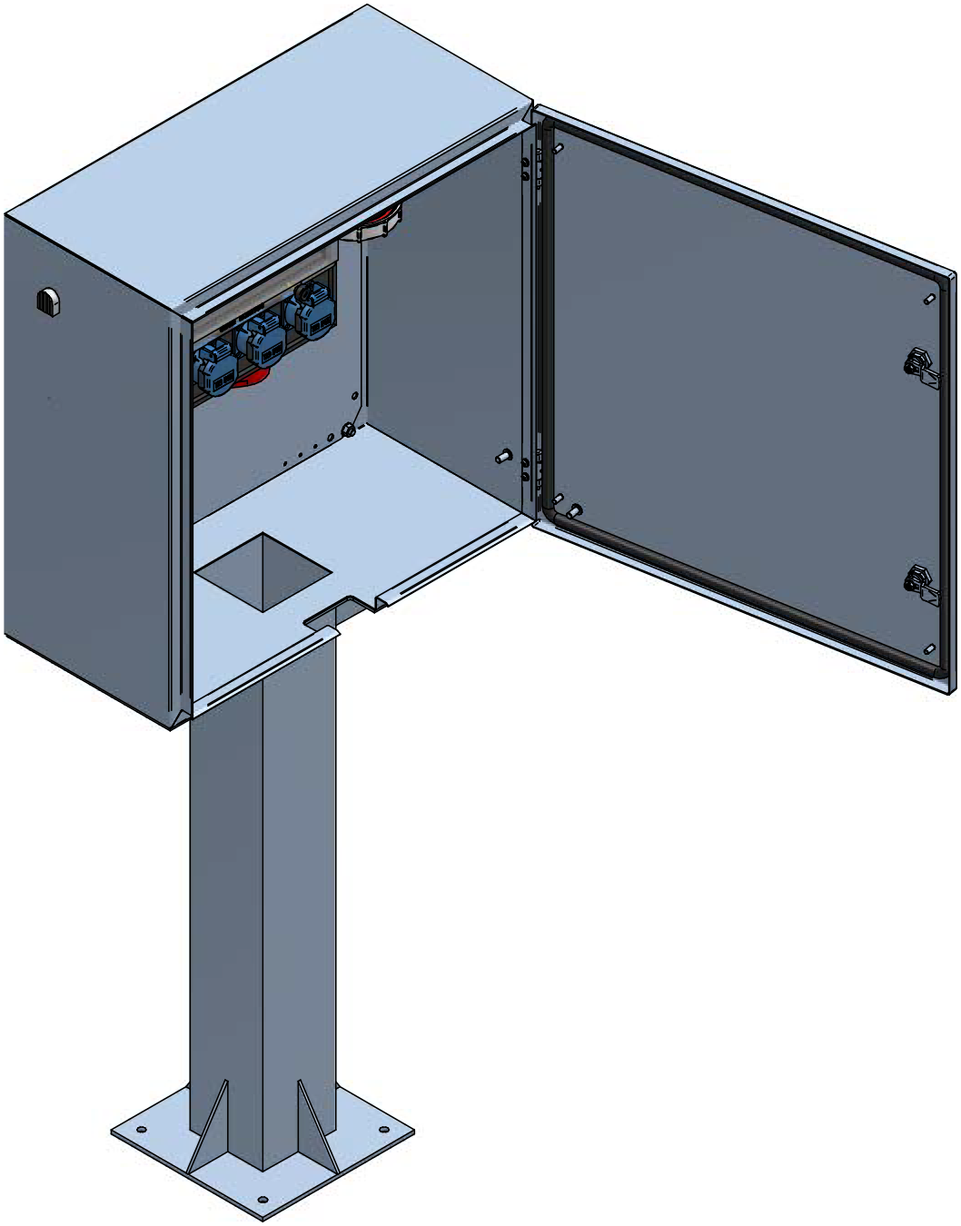 Boîtier de distribution apparent V2A