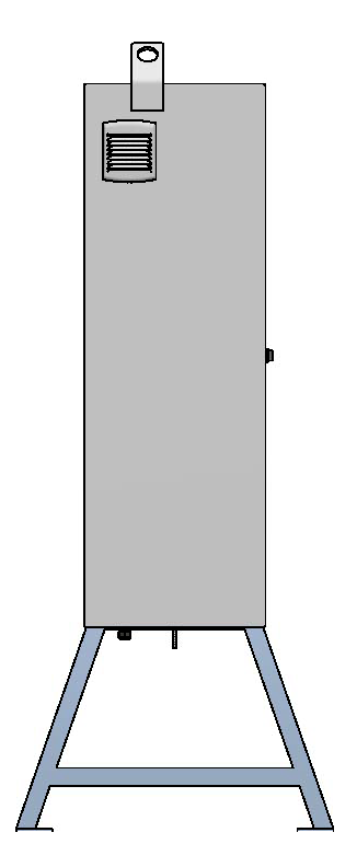 Baustromverteiler 250A, Stahlblech