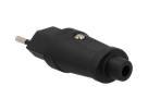 Plug type 12 TH strong IP20230V/10A/P+N+PE black
