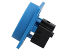 Presa da incasso tipo 13 IP20 blu senza coperchio