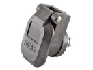 Welding built-in coupling with cover, max. 200A,