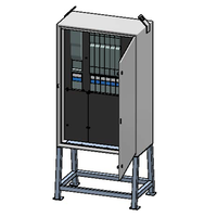 Quadro di distribuzione in lamiera d'acciaio da 250A su supporto