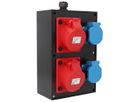 Small hard rubber distributor box type 2516, black