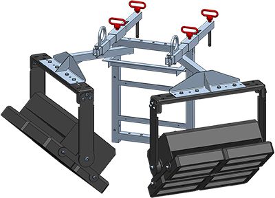 Modular crane lighting mount (MCL)