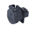 Prise à encastrer type 13 IP55 noire