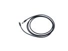 Extension cable 2m, black, with plug,